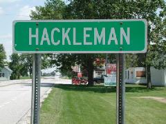 Located in Liberty Township, Indiana, at State Road 26 and 400 W. Founded in 1871, and named for General Pleasant Hackleman, the only Hoosier general killed in battle during the War Between the States. Hackleman Post Office operated from 1871 to 1902.