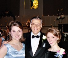 Beth and Marie with Dad