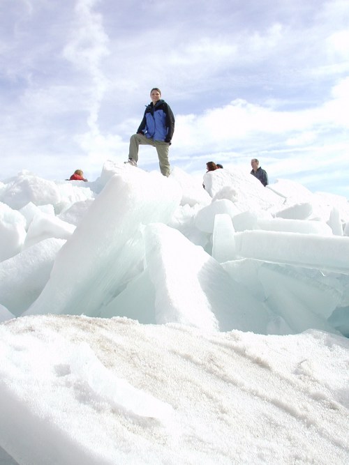 King of the ice mountain!