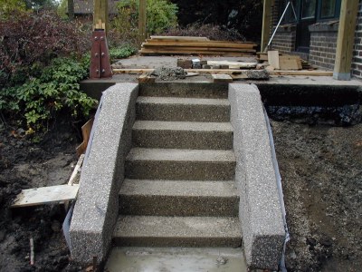 New Terrace steps complete