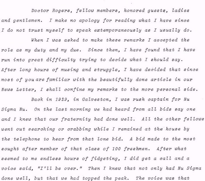 Eulogy to Dr. Anthony given by Mal Rumph, MD, October 10, 1975, at AAPS Convention, Lake Buena Vista, Florida